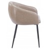 Sillón PELAYO, metal, similpiel vintage gris (Pack de 2 unidades)