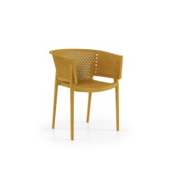 Mesa DREW, baja, cristal curvado, 60x60 cms