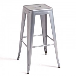 Taburete TOL EK LIMITED, acero, gris plata (Pack de 5 unidades)