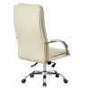 Sillón de oficina NEROTH, alto, mecanismo multifunción, similpiel crema
