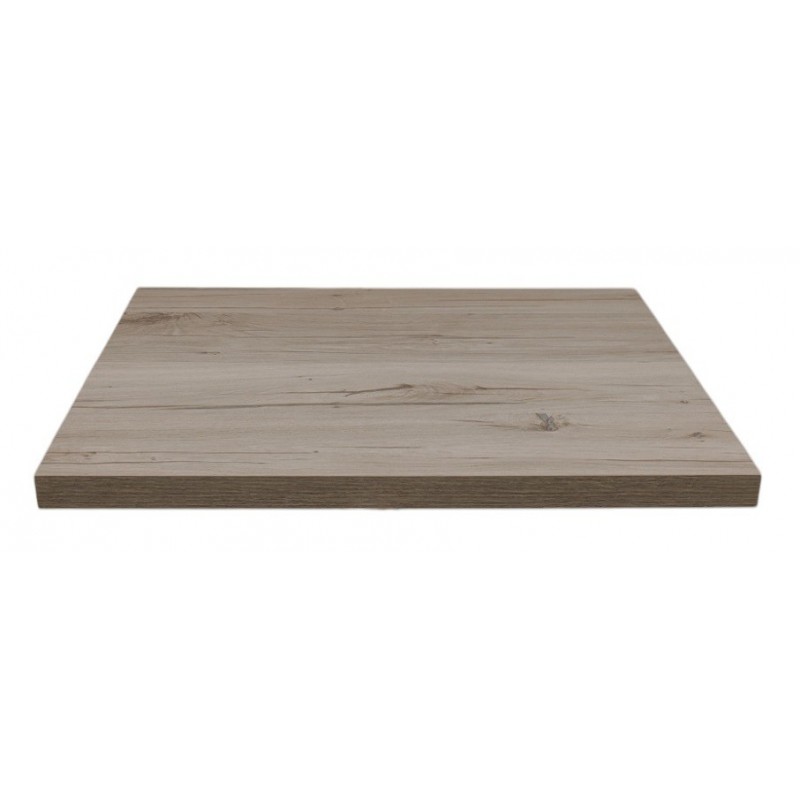 Tablero de melamina 30 mm, ROBLE UVE, 60 x 60 cms (Pack de 2 unidades)