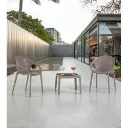 Base de mesa IPANEMA, acero inoxidable, base de 70 x 40 cms, altura 72 cms (Pack de 2 unidades)