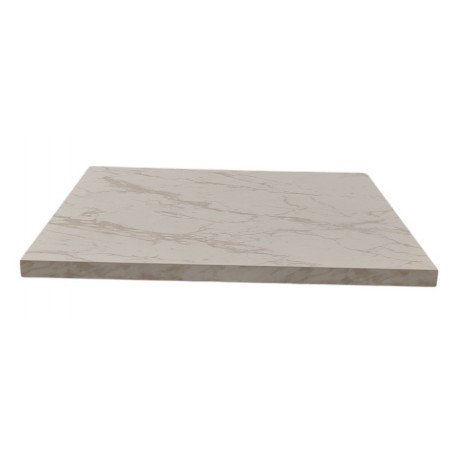 Tablero de melamina 30 mm, MÁRMOL CARRARA, 80 x 80 cms (Pack de 2 unidades)