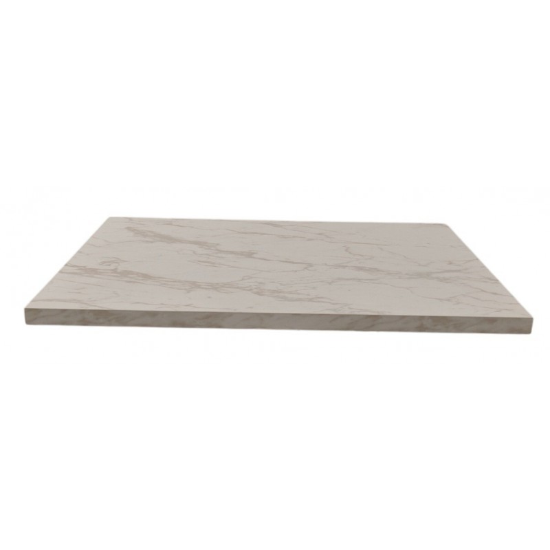 Tablero de melamina 30 mm, MÁRMOL CARRARA, 120 x 80 cms (Pack de 2 unidades)
