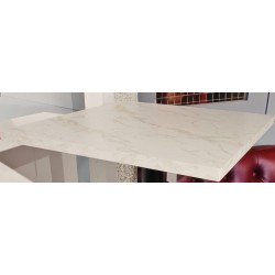 Tablero de melamina 30 mm, MÁRMOL CARRARA, 120 x 80 cms (Pack de 2 unidades)