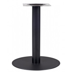 Base de mesa BOMBAY 60, tubo redondo, negra, base de acero de 8 mm. 60 cms de diámetro,...