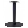 Base de mesa BOMBAY 60, tubo redondo, negra, base de acero de 8 mm. 60 cms de diámetro, altura 72 cms (Pack de 2 unidades)