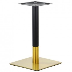 Base de mesa VERSALLES NEW 72 CUDO, dorada y negra, 45 x 45 cms, altura 72 cms (Pack de...