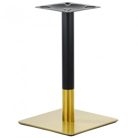 Base de mesa VERSALLES NEW 72 CUDO, dorada y negra, 45 x 45 cms, altura 72 cms (Pack de 2 unidades)