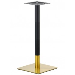 Base de mesa VERSALLES NEW 110 CUDO, alta, dorada y negra, 45 x 45 cms, altura 110 cms...