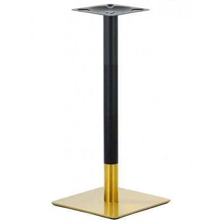 Base de mesa VERSALLES NEW 110 CUDO, alta, dorada y negra, 45 x 45 cms, altura 110 cms (Pack de 2 unidades)