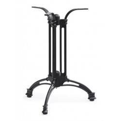 Base de mesa EIFFEL NEW, aluminio, 3 pies, negra, altura 70  cms