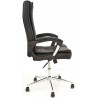 Sillón de oficina DUKE, alto, gas, basculante, similpiel negra
