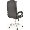 Sillón de oficina DUKE, alto, gas, basculante, similpiel negra