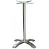 Base de mesa MILAN 110, alta, 4 brazos, aluminio* (Pack de 2 unidades)