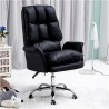 Sillón de oficina MAINZ, alto, giratorio, similpiel negra