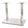 Base de mesa IPANEMA, acero inoxidable, base de 70 x 40 cms, altura 72 cms (Pack de 2 unidades)