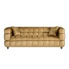 Sofá LORING, 3 plazas, tejido velvet camel 34