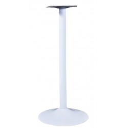 Base de mesa CRISS, alta, blanca, base de 45 cms de diámetro, altura 110 cms (Pack de 2...