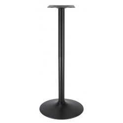 Base de mesa CRISS, alta, negra, base de 45 cms de diámetro, altura 110 cms (Pack de 2...