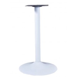 Base de mesa CRISS, blanca, base de 45 cms de diámetro, altura 73 cms (Pack de 2 unidades)