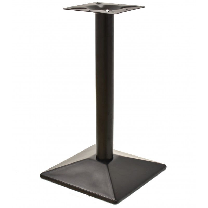 Base de mesa SOHO, alta, rectangular, negra, base de 70 x 40 cms, altura 110 cms (Pack de 2 unidades)