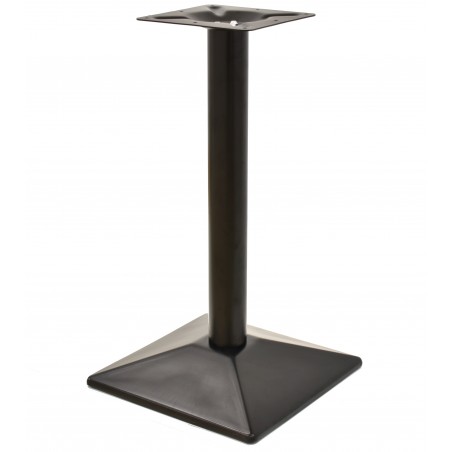Base de mesa SOHO, alta, rectangular, negra, base de 70 x 40 cms, altura 110 cms (Pack de 2 unidades)