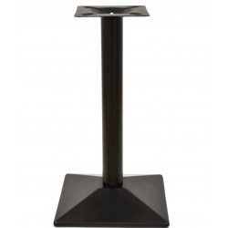 Base de mesa SOHO, alta, rectangular, negra, base de 70 x 40 cms, altura 110 cms (Pack de 2 unidades)