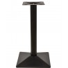 Base de mesa SOHO, alta, rectangular, negra, base de 70 x 40 cms, altura 110 cms (Pack de 2 unidades)