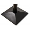 Base de mesa SOHO, alta, rectangular, negra, base de 70 x 40 cms, altura 110 cms (Pack de 2 unidades)