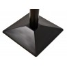 Base de mesa SOHO, negra, base de 40 x 40 cms, altura 72 cms (Pack de 2 unidades)
