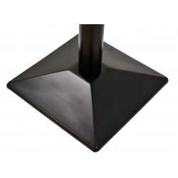 Base de mesa SOHO, negra, base de 40 x 40 cms, altura 72 cms (Pack de 2 unidades)