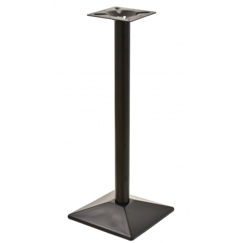 Base de mesa SOHO, alta, negra, base de 40 x 40 cms, altura 110 cms (Pack de 2 unidades)