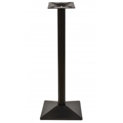 Base de mesa SOHO, alta, negra, base de 40 x 40 cms, altura 110 cms (Pack de 2 unidades)