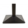 Base de mesa SOHO, alta, negra, base de 40 x 40 cms, altura 110 cms (Pack de 2 unidades)