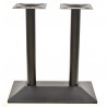 Base de mesa SOHO, rectangular, negra, base de 70 x 40 cms, altura 72 cms (Pack de 2 unidades)