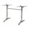 Taburete FLIT ( L ), cromado, abs rojo (Pack de 2 unidades)