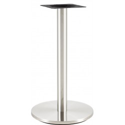 Base de mesa BENAGIL, acero inoxidable, 45 cms de diámetro, altura 72 cms (Pack de 2 unidades)