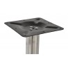 Base de mesa BENAGIL, alta, acero inoxidable, base 45 cms de diámetro, altura 110 cms (Pack de 2 unidades)