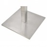 Base de mesa IPANEMA, acero inoxidable, base de 45 x 45 cms, altura 72 cms (Pack de 2 unidades)