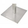Base de mesa IPANEMA, alta, acero inoxidable, base de 45 x 45 cms, altura 110 cms (Pack de 2 unidades)