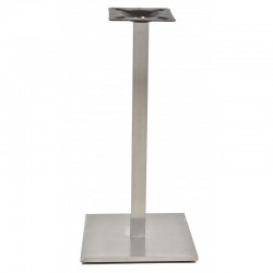 Base de mesa IPANEMA, alta, acero inoxidable, base de 45 x 45 cms, altura 110 cms (Pack de 2 unidades)