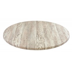 Tablero de mesa Werzalit-Sm, MONTPELLIER 214, 70 cms de diámetro*. (Pack de 2 unidades)