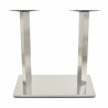 Base de mesa IPANEMA, acero inoxidable, base de 70 x 40 cms, altura 72 cms (Pack de 2 unidades)