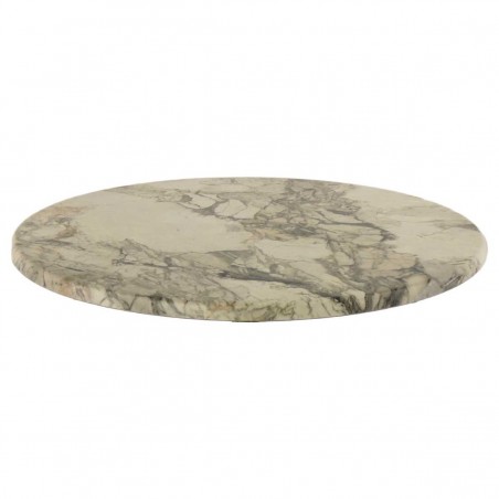 Tablero de mesa Werzalit SM, MARBLE ALMERIA 209, 60 cms de diámetro*. (Pack de 2 unidades)