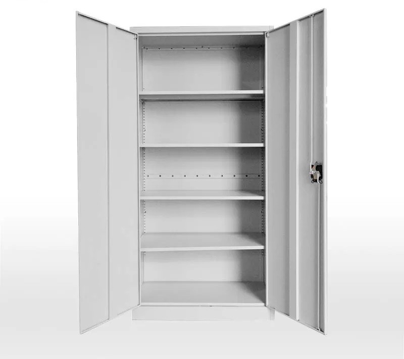 Armario metálico OLIMPO 902P40, puertas abatibles, 90x40x185 cms, gris ral 7035
