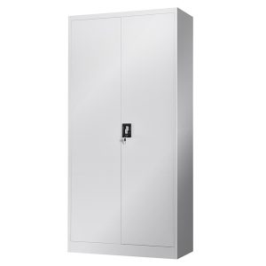Armario metálico OLIMPO 902P40, puertas abatibles, 90x40x185 cms, gris ral 7035