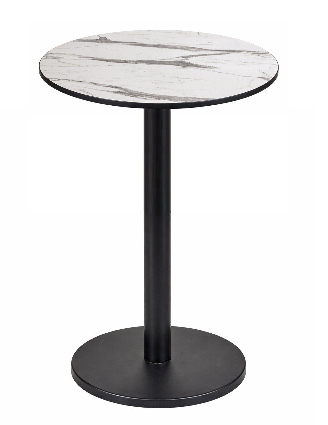 Base de mesa BOHEME, alta, negra, 43 cms de diámetro, altura 110 cms