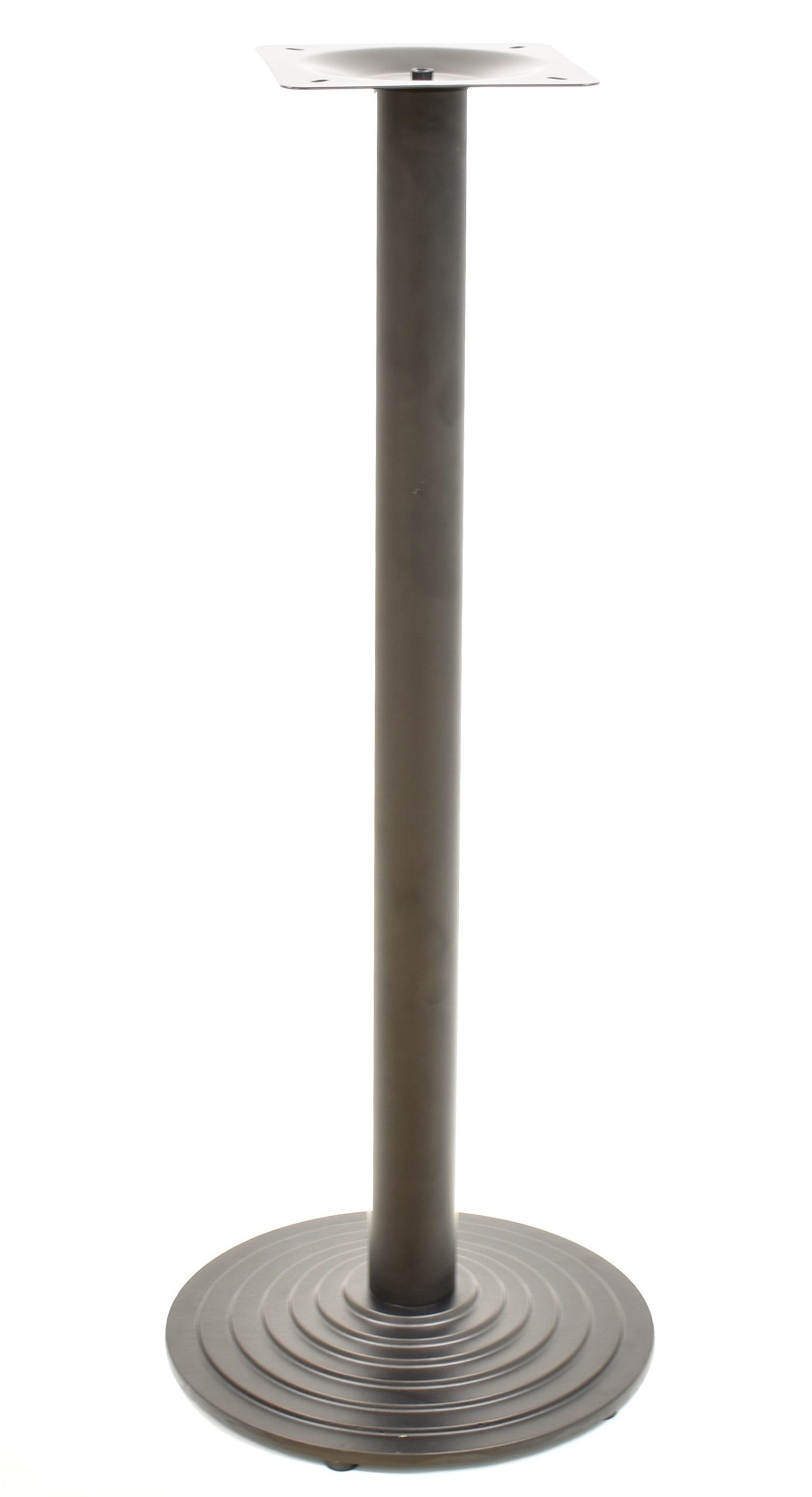 Base de mesa EBRO, alta, negra, 43 cms de diámetro, altura 110 cms