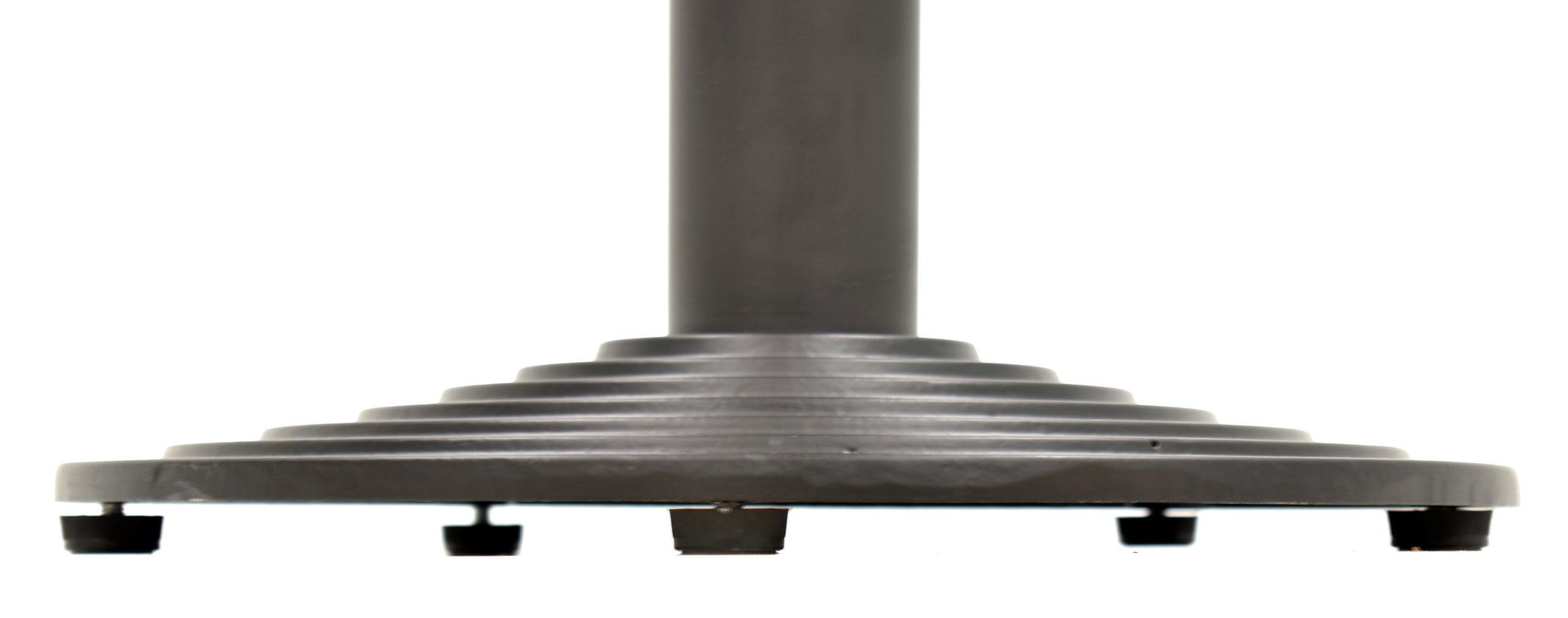 Base de mesa EBRO NEW 110, alta, negra, 43 cms de diámetro, altura 110 cms